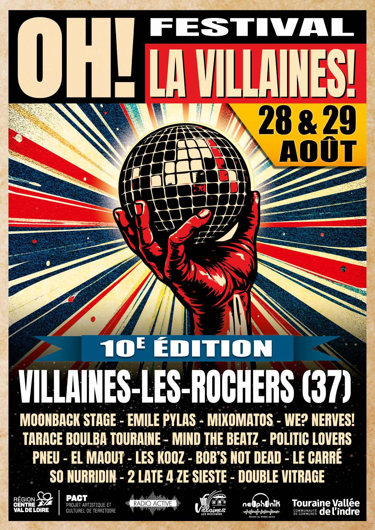 Affiche festival Oh la Villaines